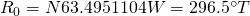 R_0=N63.4951104W=296.5^{\circ}T