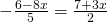 -\frac{6-8x}{5}=\frac{7+3x}{2}