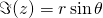 \Im(z)=r\sin \theta