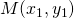 M(x_1,y_1)