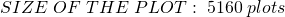 SIZE\; OF \;THE\; PLOT:\; 5160\; plots