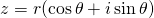 z=r(\cos \theta+i\sin \theta)